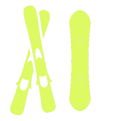 Icon for skis and snowboard